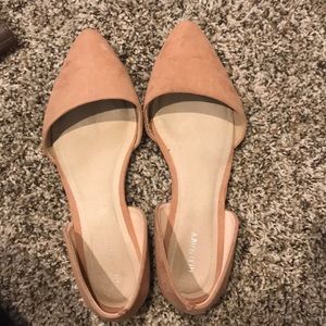 Light pink flats
